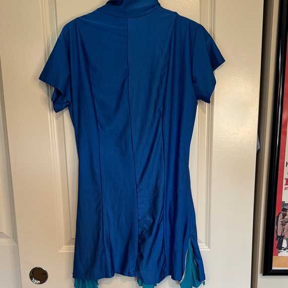 Spirit Blue Short Sleeve Dress with Logo - Picture 5 of 7